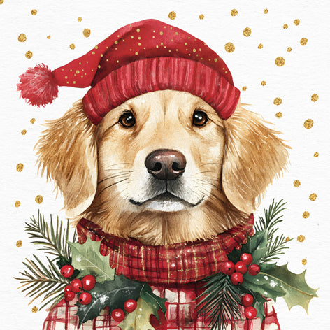 Tiflair Festive Dog Napkins 3ply