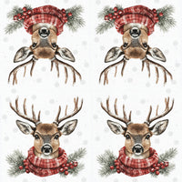 Tiflair Festive Stag Napkins 3ply