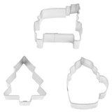 Tree Farm 3pc Stainless Steel Cookie Cutter Set