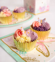 Gold Foil Cupcake Cases