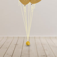 Bubble Balloon Weight Gold