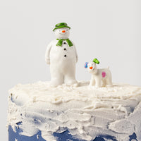 The Snowman™ and The Snowdog Resin Cake Topper Set Luxury Boxed