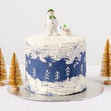 The Snowman™ and The Snowdog Resin Cake Topper Set Luxury Boxed