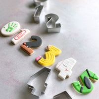 Number 4 Tin-Plated Cookie Cutter