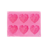Happy Sprinkles Diamond Hearts Silicone Mould