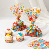 Building Blocks Cello Treat Bags with Twist Ties