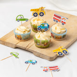 Transport Cupcake Toppers