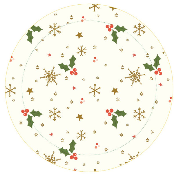 Enchanted Christmas Printed Cake Board 12in