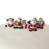 Fun Santa Plastic Cake Topper Picks Bulk