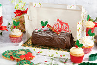 Holly Yule Log Box