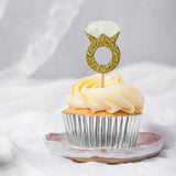 Engagement Ring Cupcake Toppers