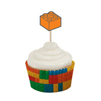 Building Blocks Cupcake Toppers