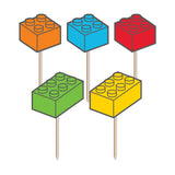 Building Blocks Cupcake Toppers