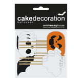 Ghoulish Halloween Mix Cupcake Toppers