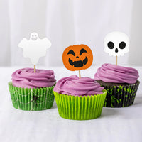 Ghoulish Halloween Mix Cupcake Toppers
