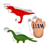 Prehistoric Bites Cookie Cutter Trio Set with Swing Tag