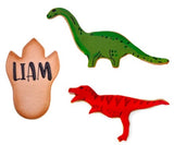 Prehistoric Bites Cookie Cutter Trio Set with Swing Tag