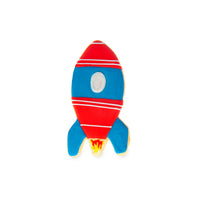 Space Rocket Tin-Plated Cookie Cutter