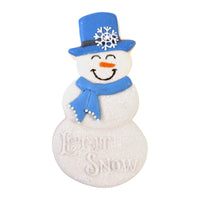 Snowman with Top Hat Tin-Plated Cookie Cutter