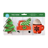 Tree Farm 3pc Stainless Steel Cookie Cutter Set