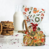 Festive Woodland Cello Treat Bags with Twist Ties