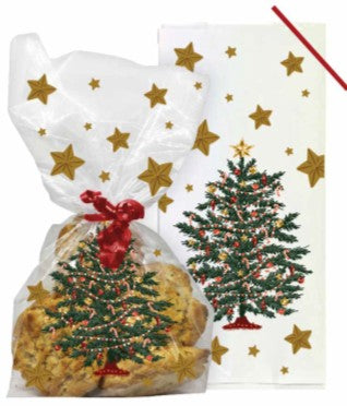Magic Christmas Cello Treat Bags with Twist Ties