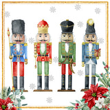 Tiflair Quartet of Nutcrackers Lunch Napkins 3 ply