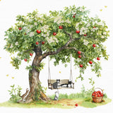 Tiflair Cats by the Apple Tree in Summer Napkins 3 ply