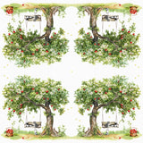 Tiflair Cats by the Apple Tree in Summer Napkins 3 ply