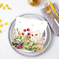 Tiflair Summer Berry Meadow Lunch Napkins 3 ply