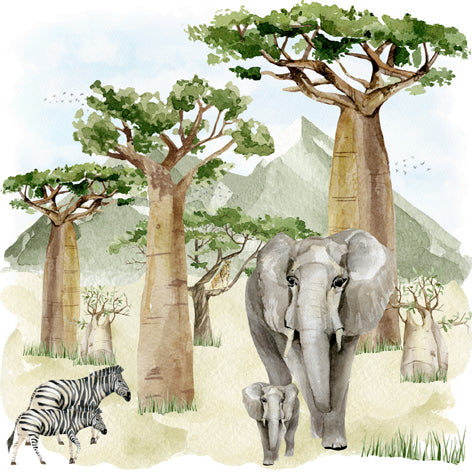 Ti Flair Baobab Safari Lunch Napkins 3 ply