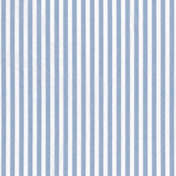 Tiflair Modern Stripes Blue Lunch Napkins 3 ply