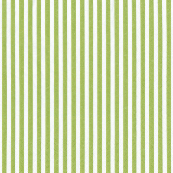 Tiflair Modern Stripes Fern Green Lunch Napkins 3 ply