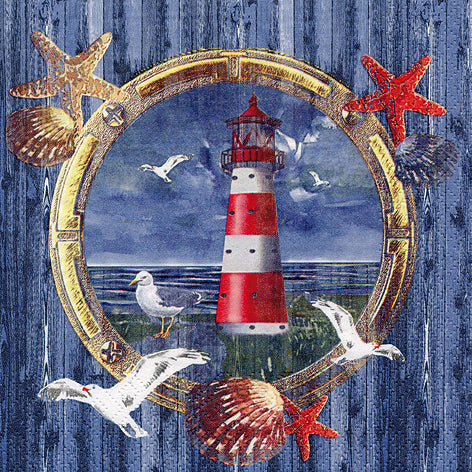 Tiflair Porthole Window Lunch Napkins 3 ply