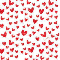 Ti Flair Valentines Heart Lunch Napkins 3 ply