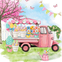 Tiflair Spring Piaggio Van Lunch Napkins 3 ply