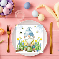 Tiflair Spring Gonk Garden Gnome Lunch Napkins 3 ply