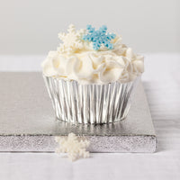 Mini Snowflake Sugar Toppers