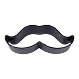 Moustache Poly-Resin Coated Cookie Cutter Black