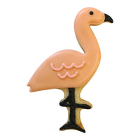 Flamingo Poly-Resin Coated Cookie Cutter Pink