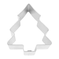 Snow Covered Christmas Tree Stainless Steel Cookie Cutter