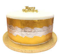 Cake Frills White/Silver/Gold Assortment