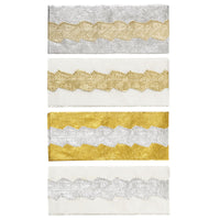 Cake Frills White/Silver/Gold Assortment