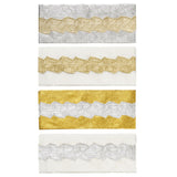 Cake Frills White/Silver/Gold Assortment