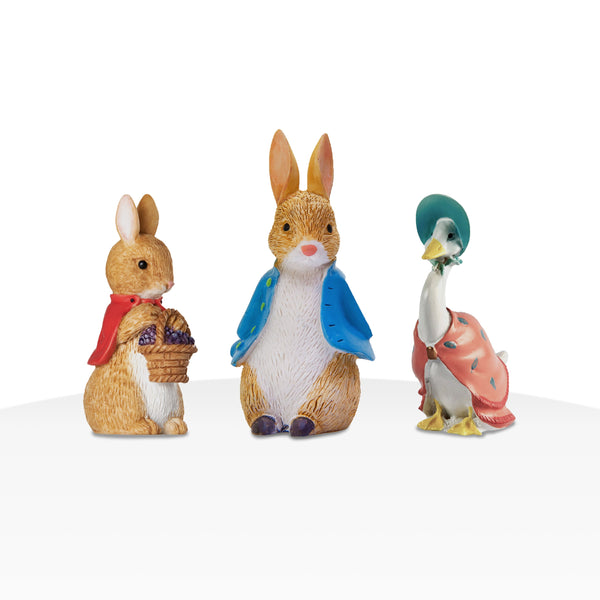 Beatrix Potter™ Peter Rabbit™ Luxury Cake Decoration Set featuring Jemima and Flopsy