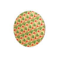 Individually Wrapped Holly Print Round Boards Assortment 10in