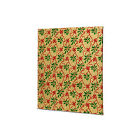 Individually Wrapped Holly Print Square Boards Assortment 10in