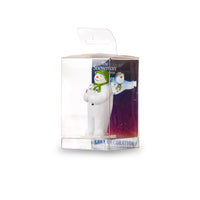 The Snowman™ holding The Snowdog Resin Cake Topper Luxury Boxed