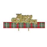 MacGregor Tartan Ribbon & Motto Kit Gold