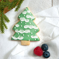 Snow Covered Christmas Tree Stainless Steel Cookie Cutter